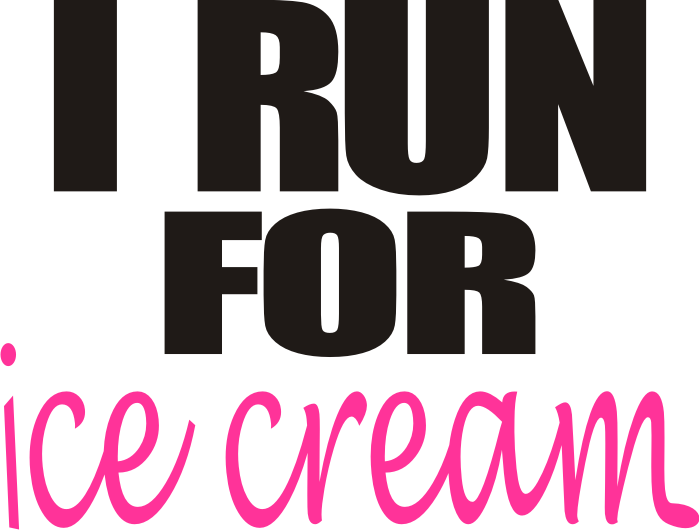 Running - I Run For Ice Cream - Shirt